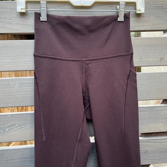 Lululemon Wunder Train High-Rise Tight w/ Pockets 25" RARE Espresso Brown Size 4 - Picture 4 of 7